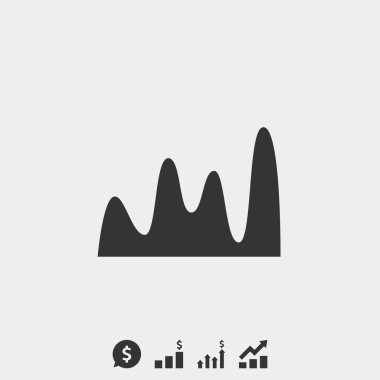 Web sitesi ve grafik tasarımı için grafik ikonu çizimi