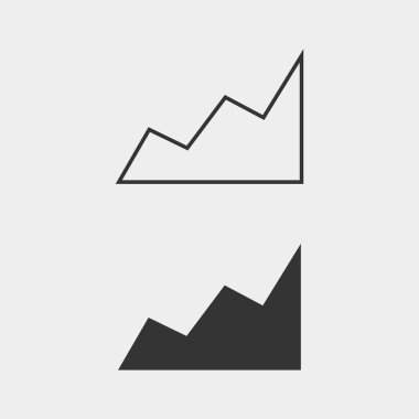 Web sitesi ve grafik tasarımı için grafik ikonu çizimi