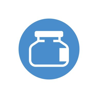 Web sitesi ve grafik tasarımı için tıp ikonu vektör illüstrasyonu