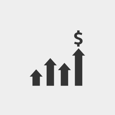 Web sitesi ve grafik tasarımı için ticari kar grafiği çizelgesi çizimi