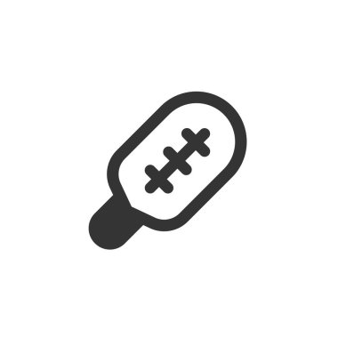 Web sitesi ve grafik tasarımı için termometre ikon vektör çizimi