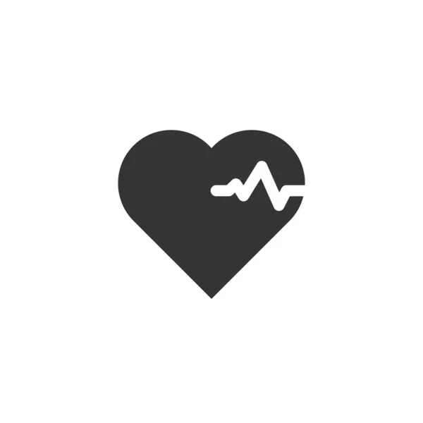Ilustração Vetor Ícone Batimento Cardíaco Para Site Design Gráfico — Vetor de Stock
