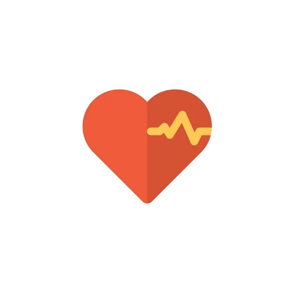 Heartbeat Icon Vector Illustration Website Graphic Design — Stock Vector