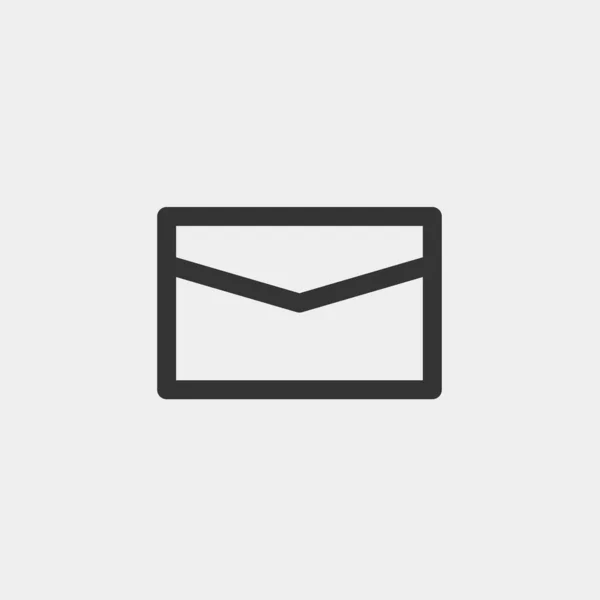 Envelope Ícone Email Vetor Ilustração Para Site Design Gráfico —  Vetores de Stock