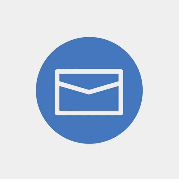 Envelope Ícone Email Vetor Ilustração Para Site Design Gráfico —  Vetores de Stock