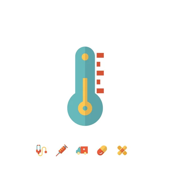 Thermometer Icon Vector Illustration Website Graphic Design — Stock Vector