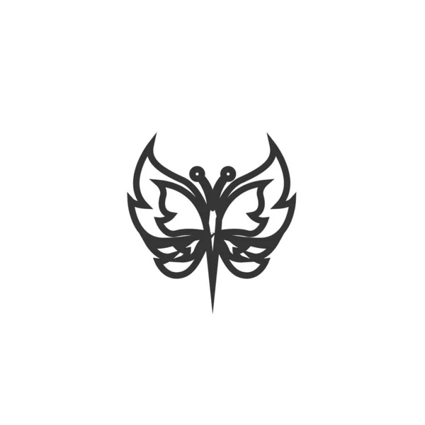 Schmetterling Symbol Vektor Illustration Design — Stockvektor