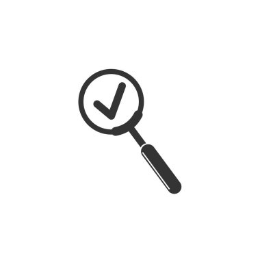 arama cam simgesi vektör illüstrasyon tasarımını kontrol et