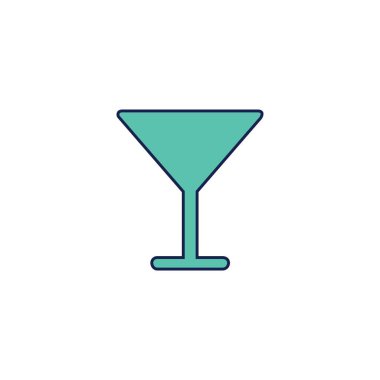 şarap cam ikonu vektör illüstrasyon tasarımı