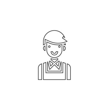 erkek simgesi vektör illüstrasyon tasarımı