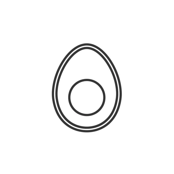 卵形图标矢量图解设计 — 图库矢量图片