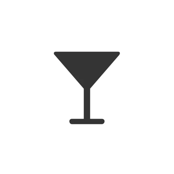 Wein Glas Symbol Vektor Illustration Design — Stockvektor