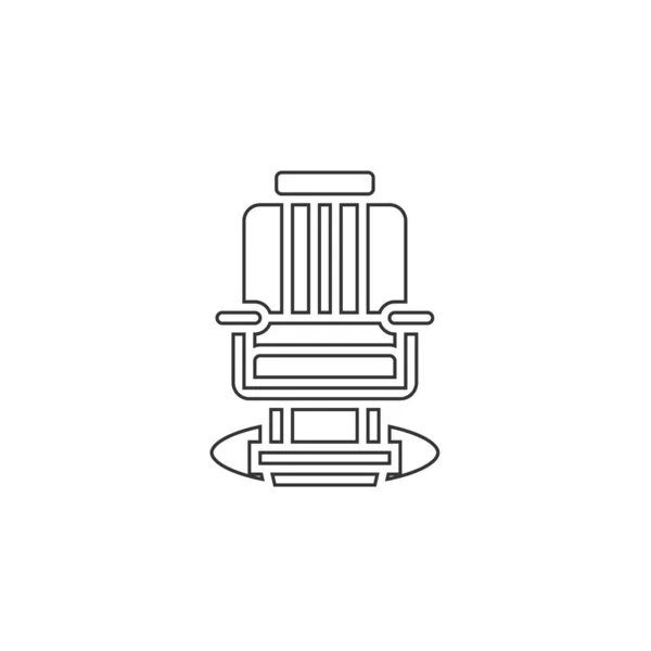 Icono Silla Oficina Vector Ilustración Diseño — Vector de stock