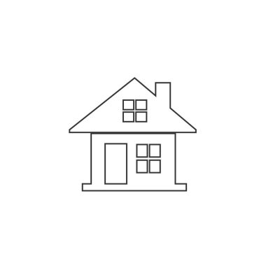 ev simgesi vektör illüstrasyon tasarımı