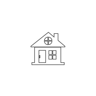 ev simgesi vektör illüstrasyon tasarımı