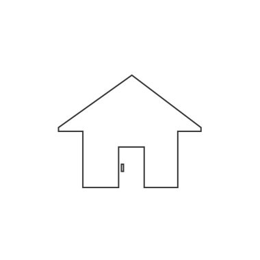 ev simgesi vektör illüstrasyon tasarımı