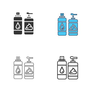 losyon ikonu vektör illüstrasyon tasarımı