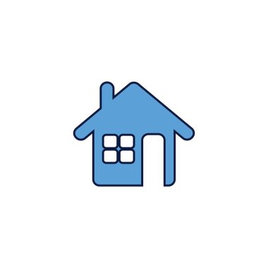 ev simgesi vektör illüstrasyon tasarımı