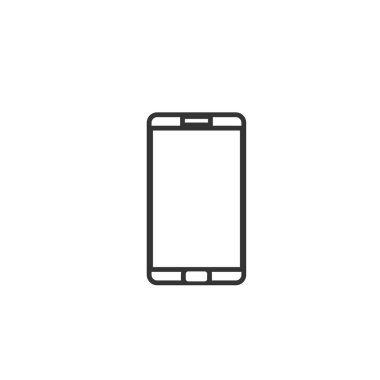 akıllı telefon simgesi vektör çizimi tasarımı