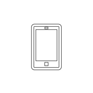 telefon simgesi vektör çizimi tasarımı