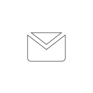 ileti zarfı ikon vektör çizimi tasarımı