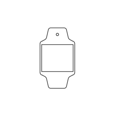 dijital bilek saat ikon vektör illüstrasyon tasarımı