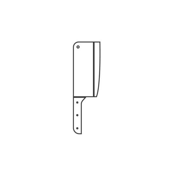 Couteau Icône Vectoriel Illustration Design — Image vectorielle