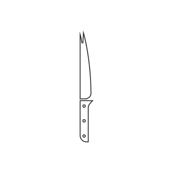 Couteau Icône Vectoriel Illustration Design — Image vectorielle