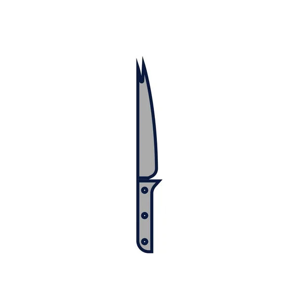 Іконка Ножа Векторний Дизайн Ілюстрації — стоковий вектор