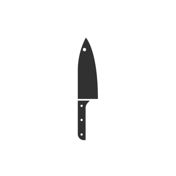 Cuchillo Icono Vector Ilustración Diseño — Archivo Imágenes Vectoriales