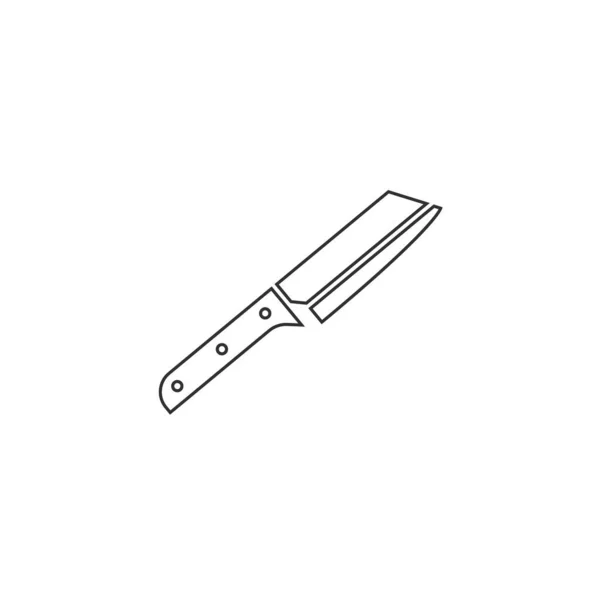 Cuchillo Icono Vector Ilustración Diseño — Archivo Imágenes Vectoriales