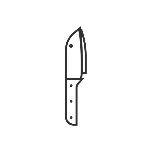 Cuchillo Icono Vector Ilustración Diseño — Vector de stock