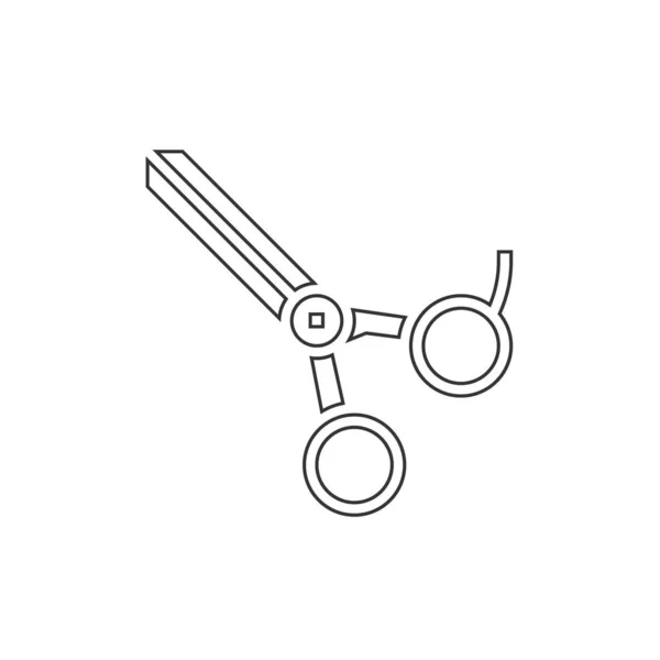 Nożyczki Ikona Wektor Ilustracja Projekt — Wektor stockowy