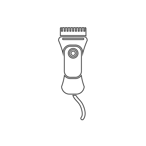 Máquina Barbear Ícone Vetor Ilustração Design — Vetor de Stock