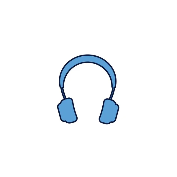 Headphones Icon Vector Illustration Design — Stock Vector