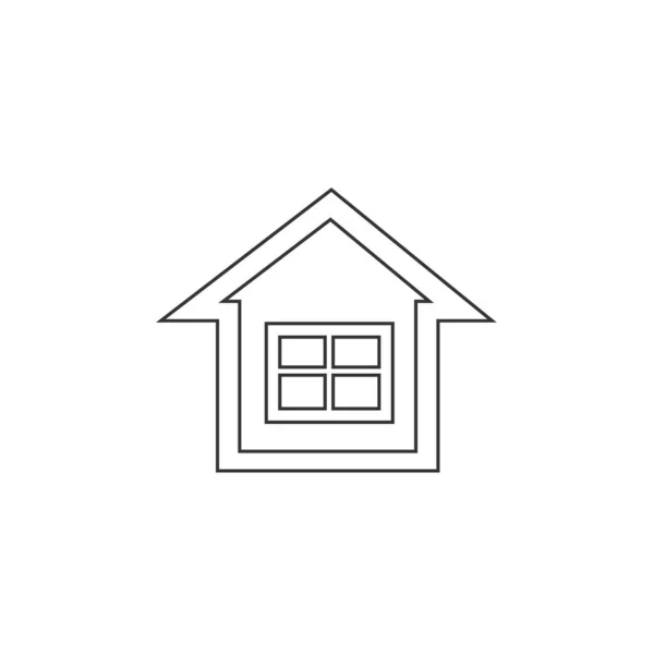 家のアイコンベクトルイラストデザイン — ストックベクタ