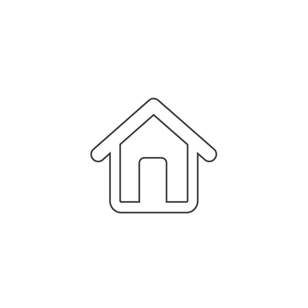 Icono Casa Vector Ilustración Diseño — Vector de stock