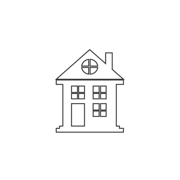 Floor House Icon Vector Illustration Design — Stock Vector