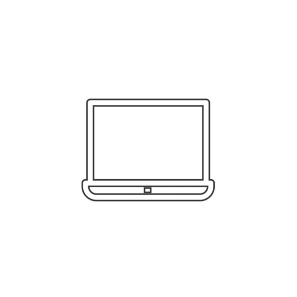 Laptop Icon Vektor Illustration Design — Stockvektor