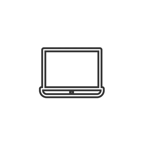 Laptop Ikon Vektor Illusztráció Tervezés — Stock Vector