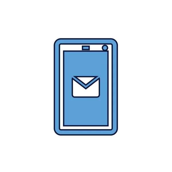 Message Phone Icon Vector Illustration Design — Stock Vector
