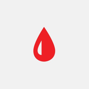 blood drop icon vector illustration sign eps10