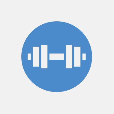 dumbbell icon vector illustration sign eps10