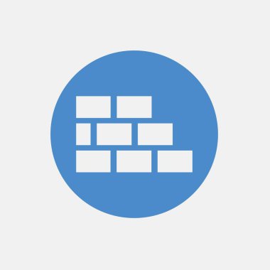 wall icon vector illustration sign eps10