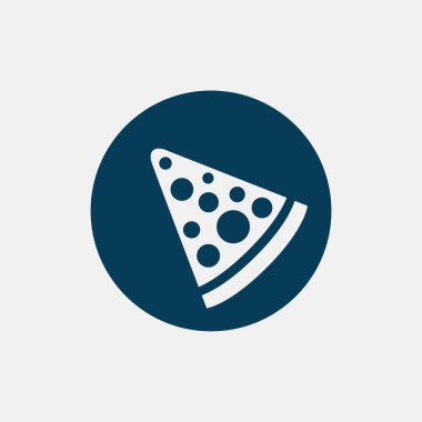 pizza icon vector illustration symbol eps 10 grey