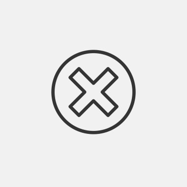 Simge vektör resimleme sembolünü iptal et