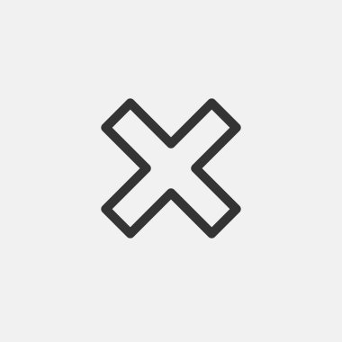 Simge vektör resimleme sembolünü iptal et