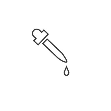 Bırakma simgesi vektörü katı gri