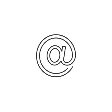 e-posta simgesi vektörü katı gri