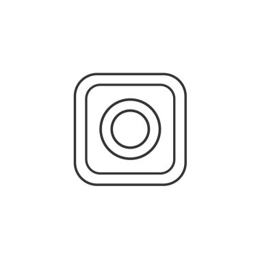 Sosyal ortam simgesi katı gri vektörü